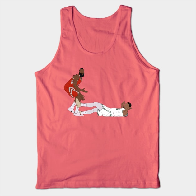 Marcus Smart Draws The Charge Tank Top by rattraptees